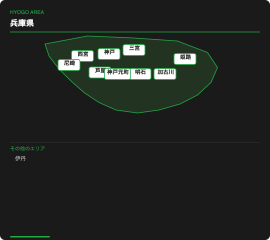 兵庫県の地図
